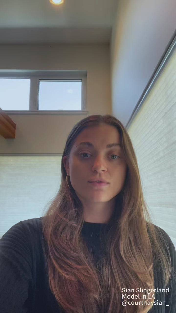 Sian Slingerland, model in LA, shares a glowing review of Floralla PRO Moisturizing Rejuvenation Eye Cream, praising its hydrating and anti-aging benefits with microcrystalline and collagen formula for radiant skin.