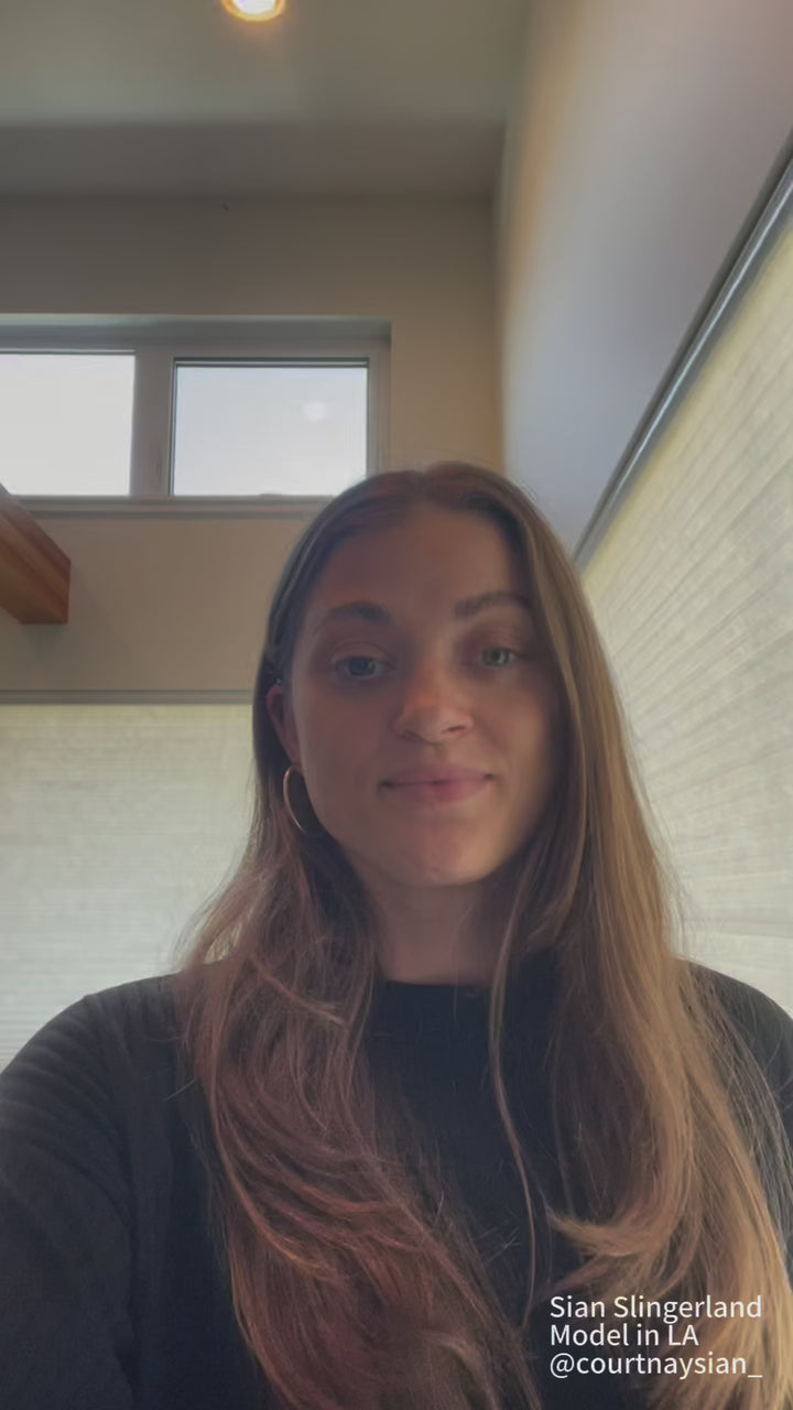 LA model Sian Slingerland shares her love for Floralla's PRO Moisturizing Rejuvenation Serum, a luxurious skincare essential.